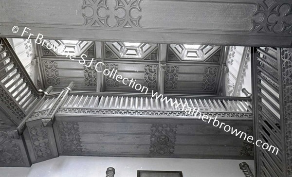 KILLEEN CASTLE   STAIRCASE CEILING AND DETAIL